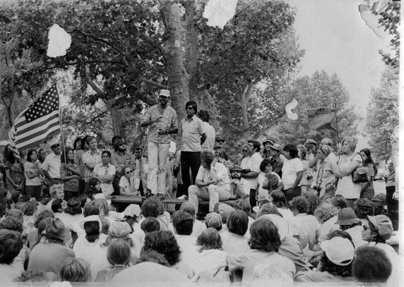 (3250) Rallies, Cesar Chavez, Mack Lyons, 1971 (3250) Rallies, Cesar Chavez, Mack Lyons, 1971